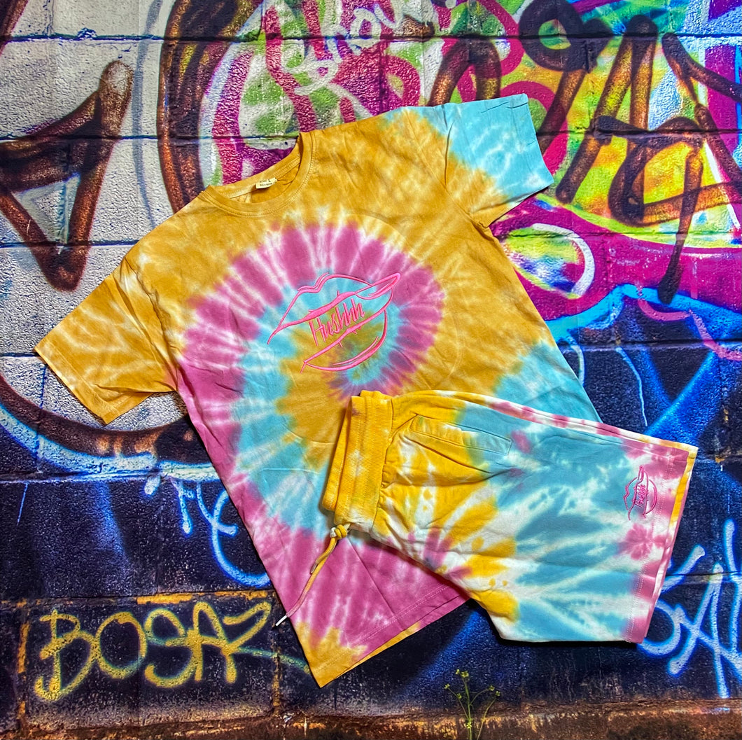 Hushhh Tie Dye Short Set
