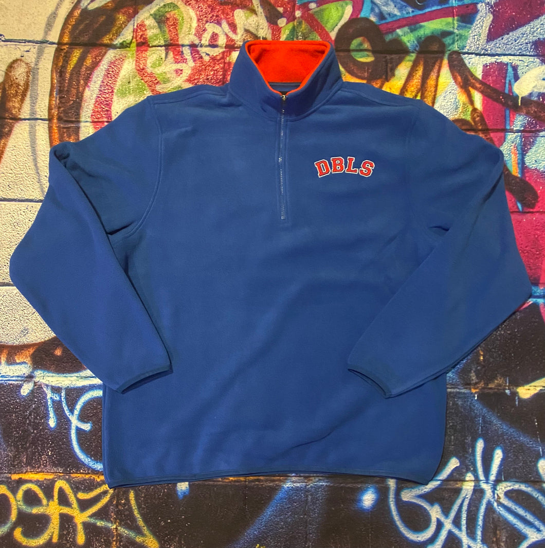 DBLS Blue 1/4 Zip Fleece