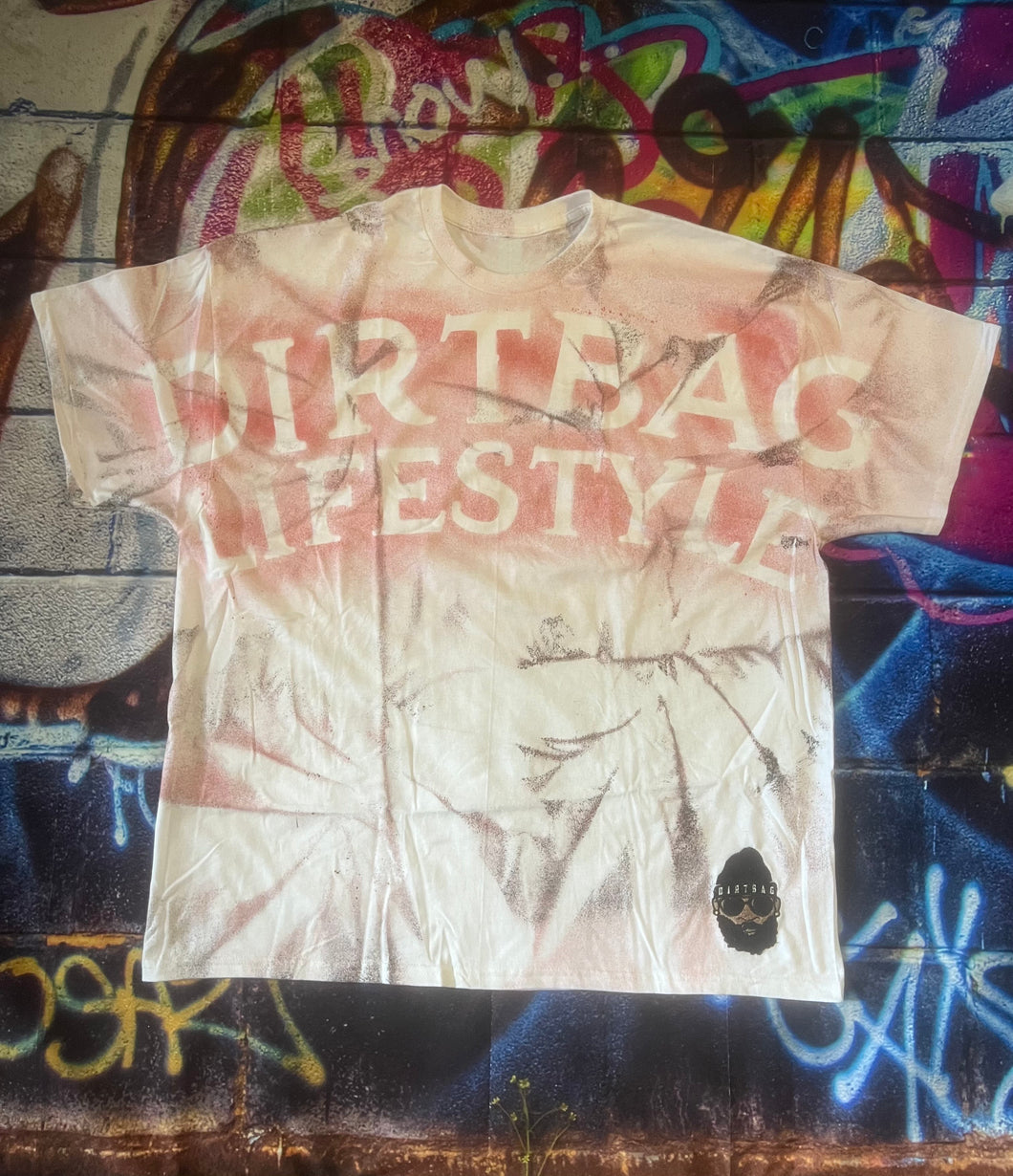 Dirtbag Red/Blk Graffiti Tee