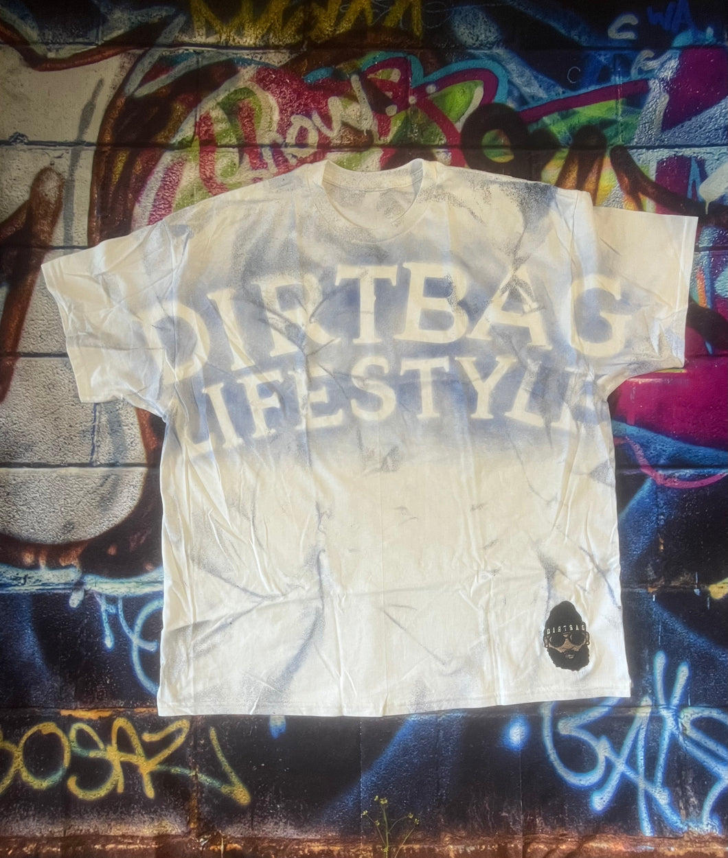 Dirtbag Blk/Blue Graffiti Tee