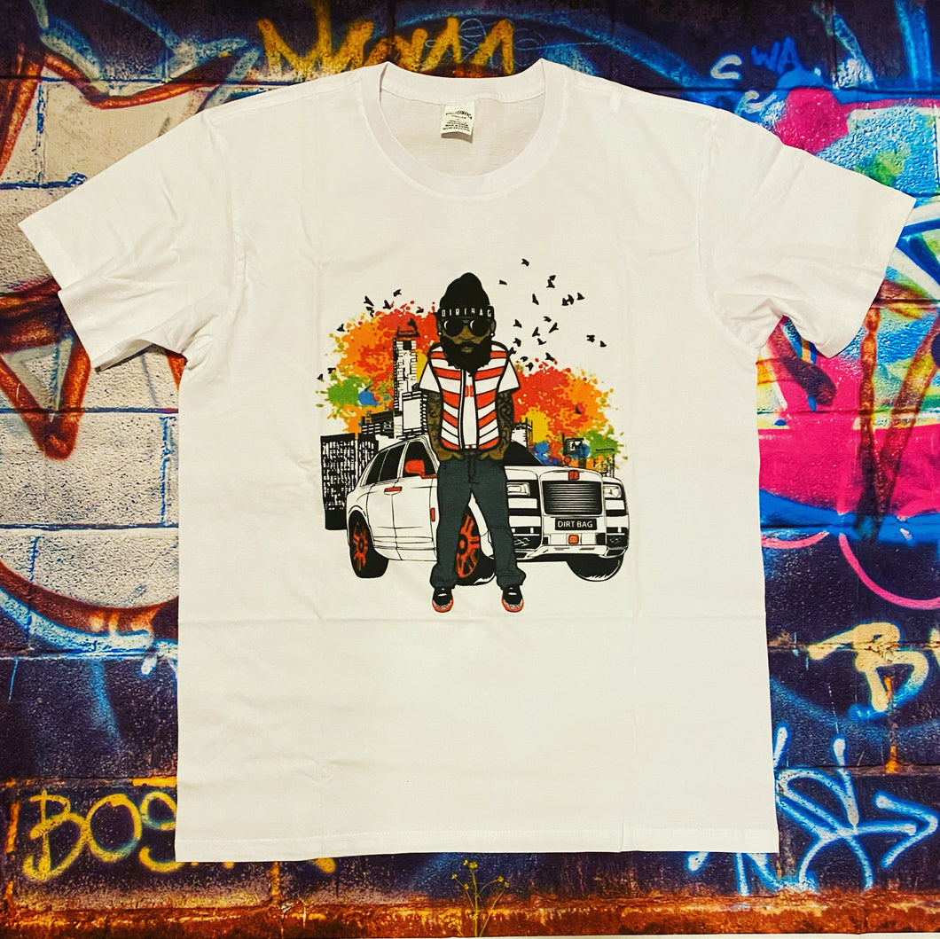 Dirtbag RR Car tee
